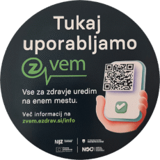 Tukaj uporabljamo zVem